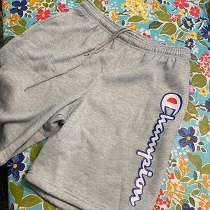 Men’s Champion athletic shorts, grey, XL, new with tags